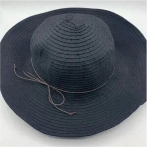 Peter Grimm Black True Character Packable Wire Brim Floppy Sun Hat